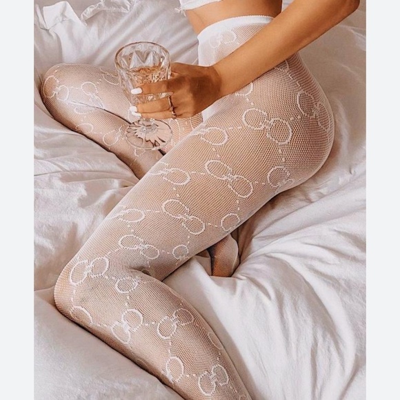 White GG Tights